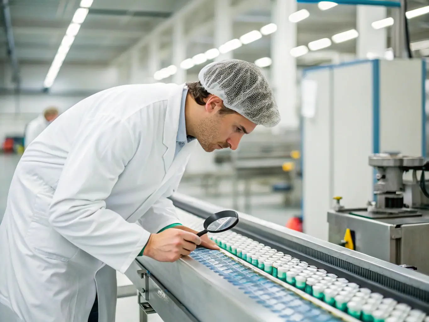 A visual representation of a factory verification process, showing quality control checks and certifications for genset manufacturing.